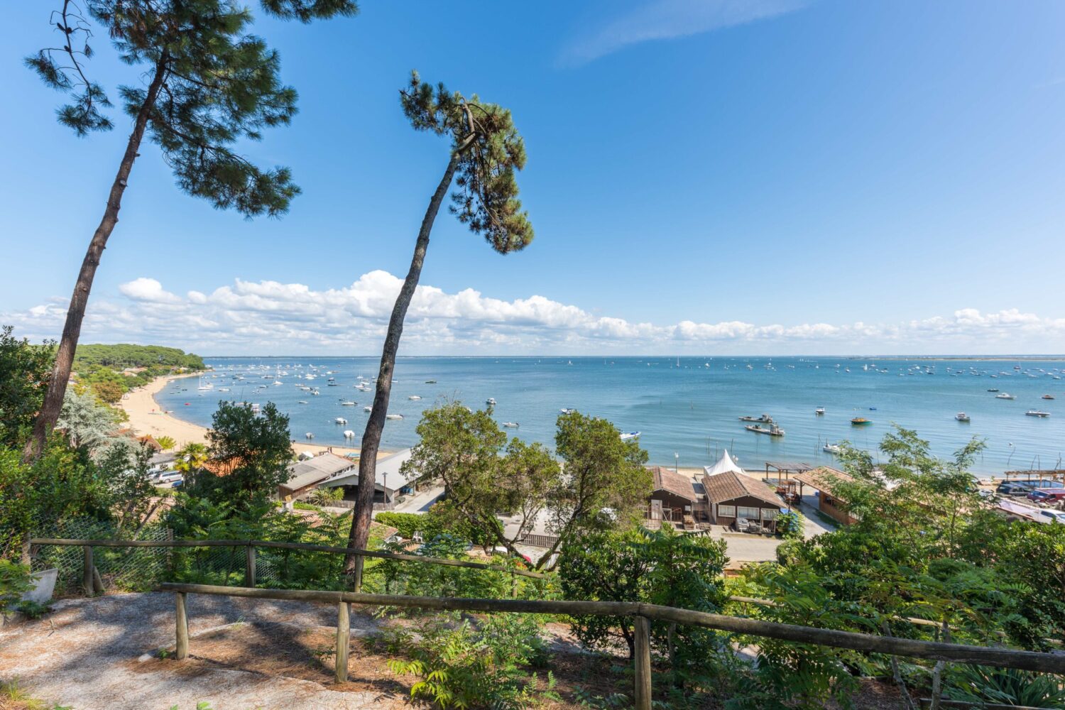 BASSIN D'ARCACHON (France), vue sur la baie
