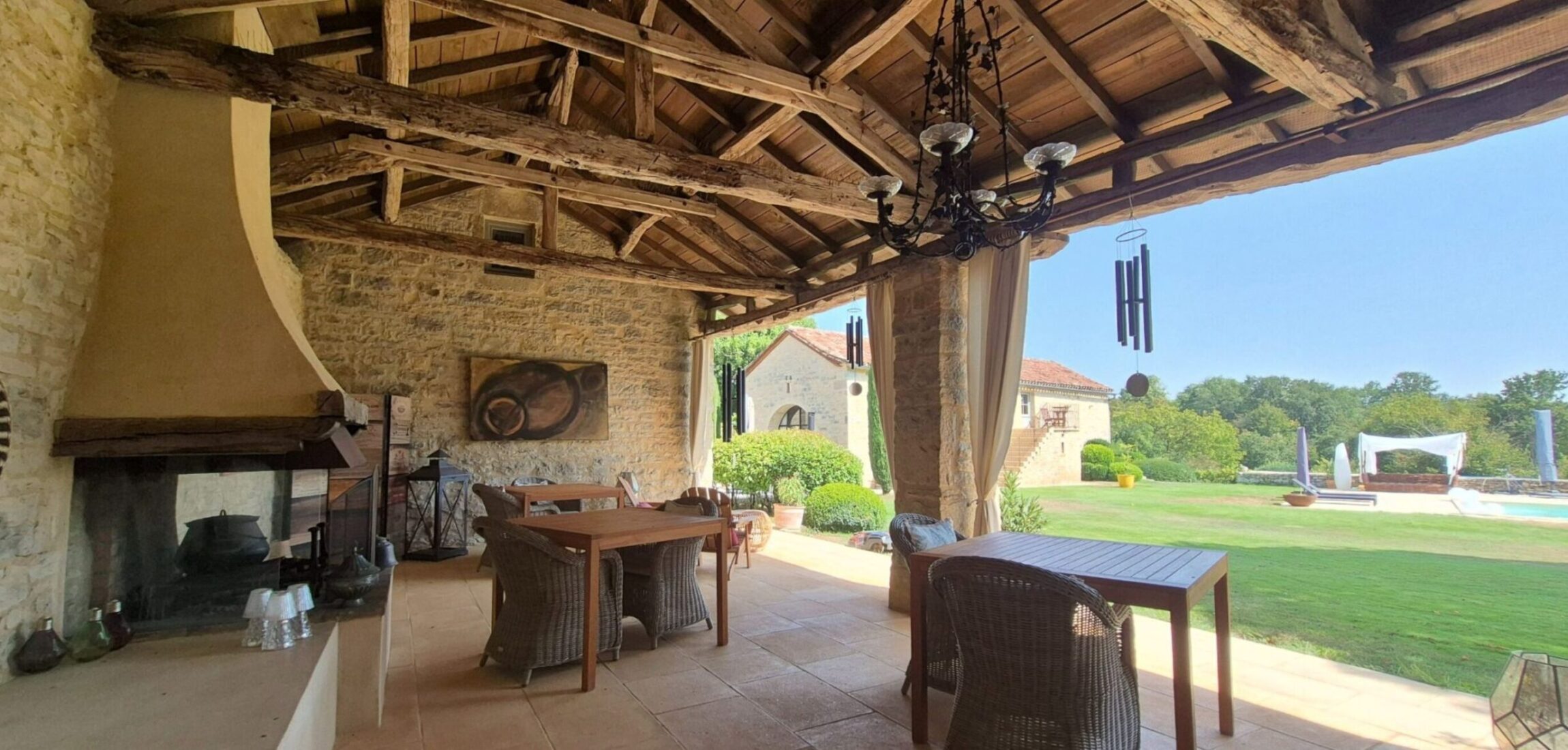 RENOVATED STONE FARM HOUSE FOR SALE IN TARN ET GARONNE IN SOUTH WEST FRANCE